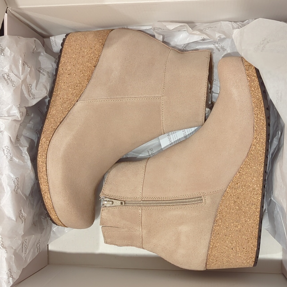 Birkenstock Ebba Suede Leather warm Sand